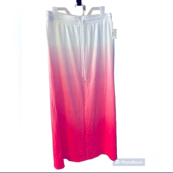 AEROPOSTALE Long Skirt NWT XL White Pink Fade - Picture 5 of 6